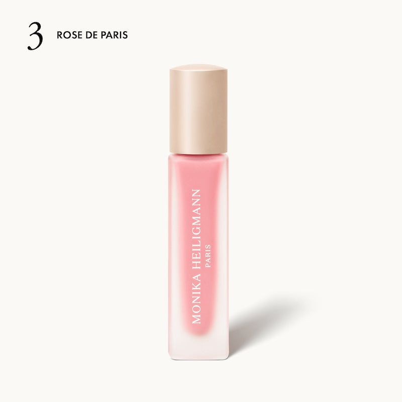 Volumizing Effect – Enhances the 
appearance of fuller, more defined lips

Rose de Paris Tint – Soft, elegant pink shade for a natural glow

Deep Hydration – Nourishes and moisturizes for lasting comfort

•Smooths & Refines – Improves texture and reduces dryness

Lightweight & Non-Sticky – Silky, comfortable wear

Glossy Radiance – Delivers a luminous, healthy-looking finish

Multi-Use Formula – Wear alone or over lipstick

Lip Conditioning Care – Helps restore softness and suppleness