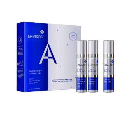 Environ Youth Essentia Skincare Set Environ Youth Renewal Collection Environ 3-Step Youth Essentials Set Environ Advanced Youth Gift Set Environ Youth Radiance Collection Environ Essential Skincare Trio Environ Anti-Aging Starter Set Environ Youth Boost 3